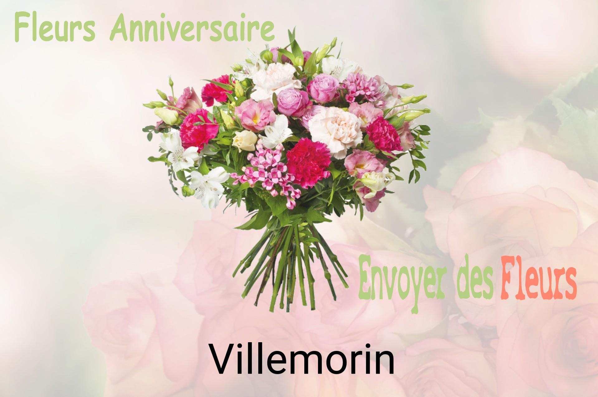 Bouquet de fleurs d’anniversaire livré à Villemorin